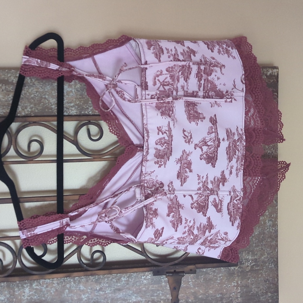 Out From Under Dolce Verano Corset in Pink - Picture 4 of 7